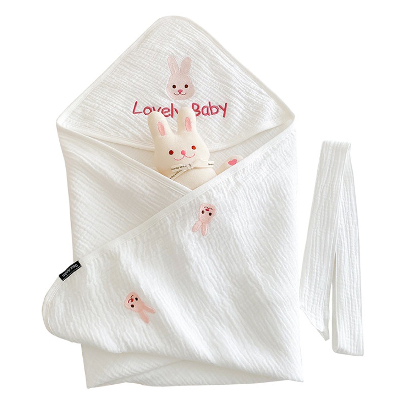 Baby quilt pure cotton newborn bag baby delivery room swaddling gauze bath towel 0-3 months early baby quilt