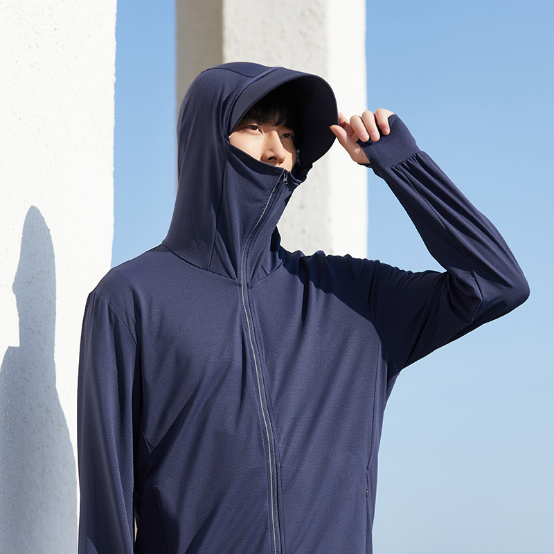 upf50 outdoor ice silk sunscreen clothing for men and women summer UV protection lightweight breathable fishing coat sunscreen clothing