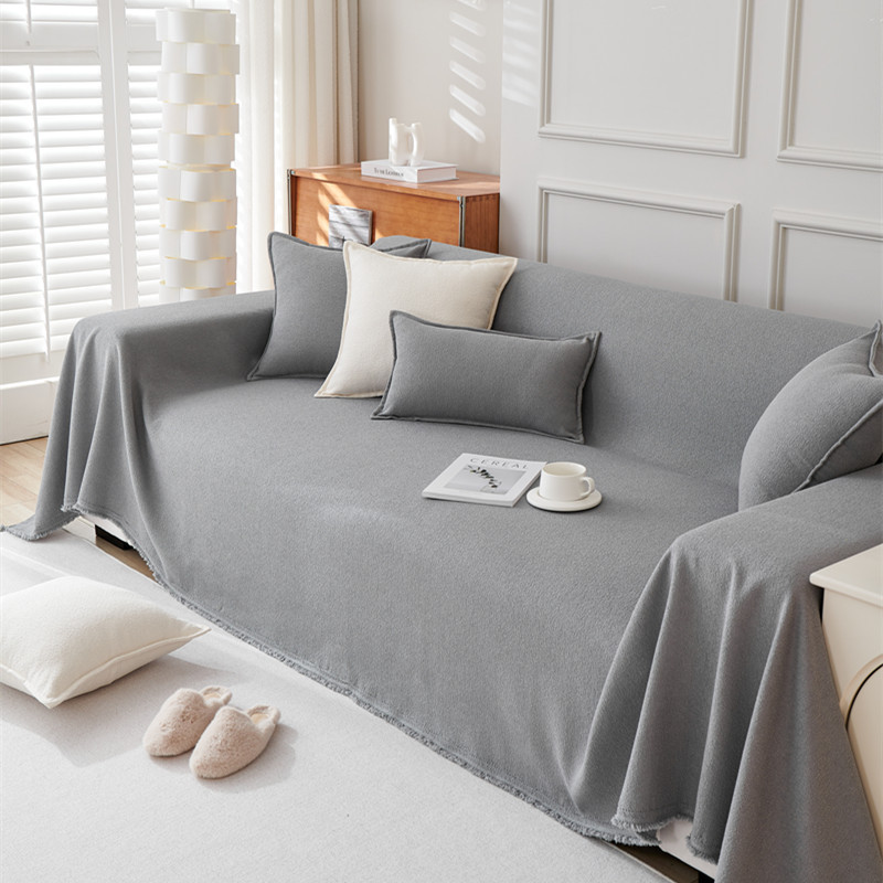 Picture of Teddy Velvet Waterproof Sofa Cover Cloth Four-Season Universal Anti-Slip Sofa Cover Anti-Cat Scratch Cloth Seat Cushion Dust Cover