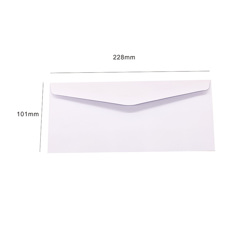 Picture of White Greeting Card Invitation Letter Wedding Invitation Envelope Thickened Plain Color Retro Western Style Invitation Card Kraft Paper Envelope Bag