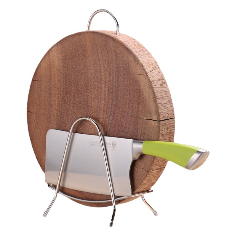 Wholesale Stainless Steel Cutting Board Chopping Board Shelf Kitchen Supplies Storage Rack Chopping Board Rack Pot Cover Rack