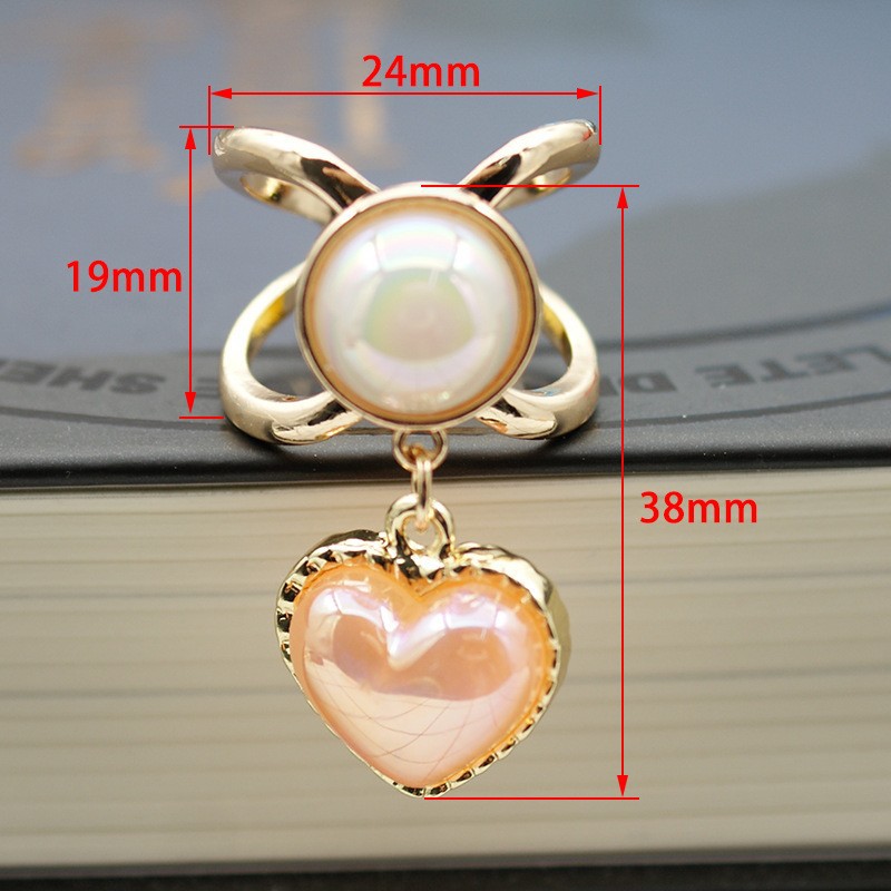 Picture of South Korea multi-functional scarf buckle high-grade Pearl fashion new Camellia windbreaker belt buckle high-end jewelry wholesale