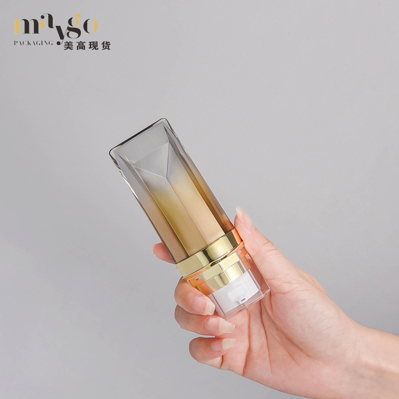 Spot cosmetics acrylic vacuum bottle isolation sunscreen bottle essence Foundation liquid packaging material 30ml