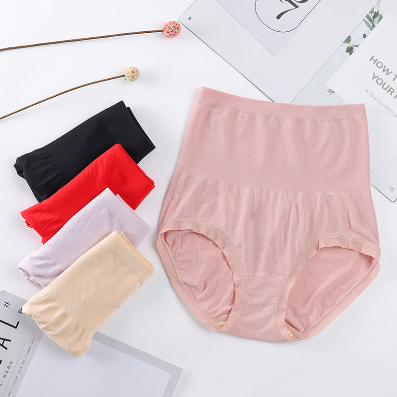 Postpartum High Waist Modal Women's High Waist Seamless Underwear Breathable Thin Postpartum Hip-lifting and Belly-tucking Triangle Shorts
