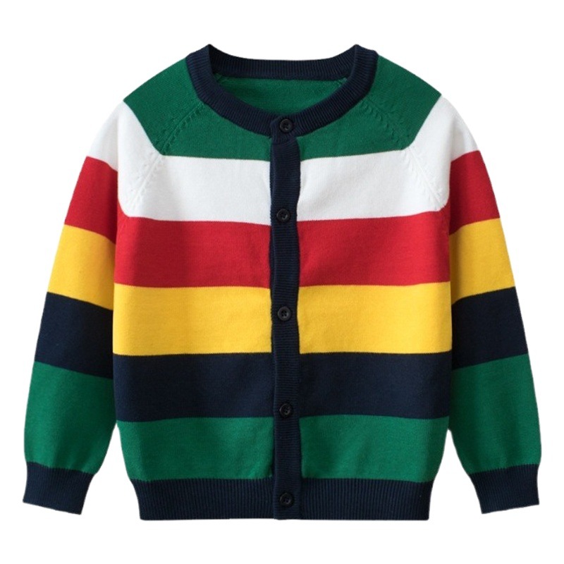 27Kids Cross-Border Kidsren's Clothing Autumn and Winter New Kidsren's Sweater Jacket Cardigan Male Baby Clothes Drop Shipping