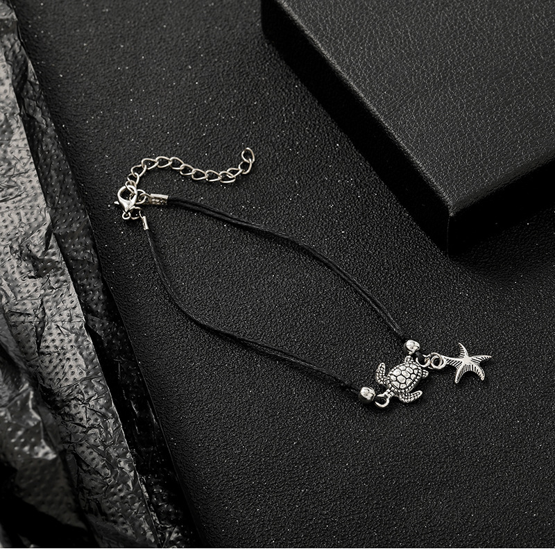Picture of AliExpress hot selling anklet European and American beach bohemian starfish turtle wear rope simple anklet wholesale women
