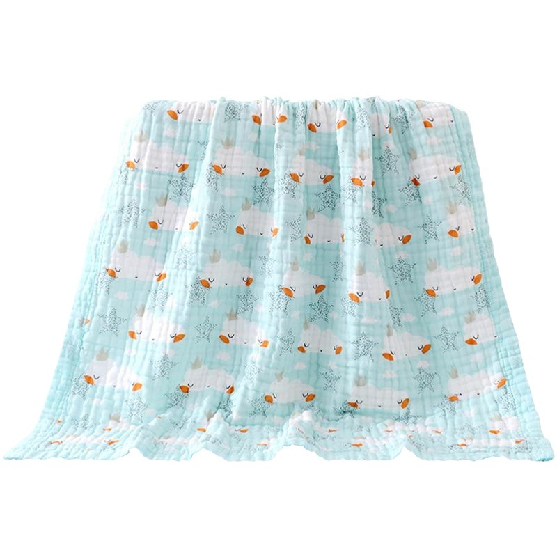 Every day baby gauze bath towel six layers of high density enlarged wrapping newborn children's baby bath towel absorbent blanket