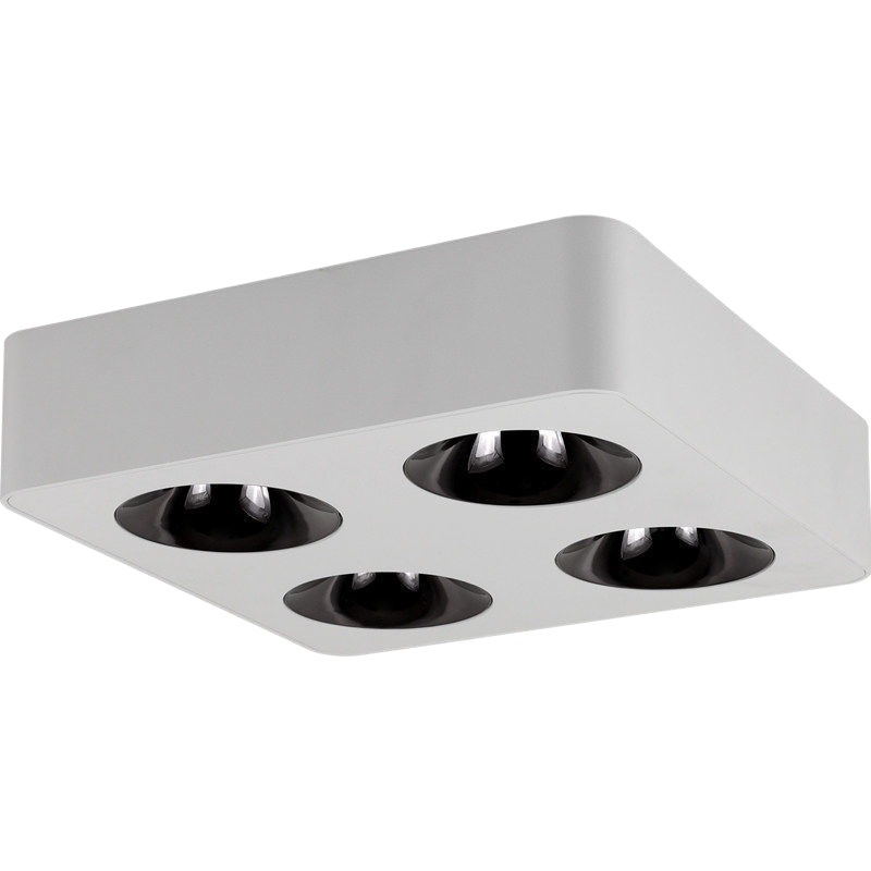Picture of Ultra-thin Open-mounted led spotlight honeycomb anti-glare four-head square Guest restaurant headless lamp ceiling-mounted smart bucket lamp