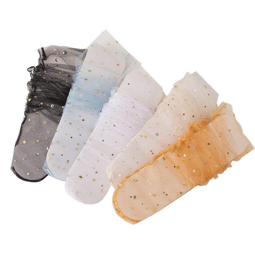 2022 spring and summer new socks women's Japanese Lolita breathable mesh women's socks bow fashion socks wholesale