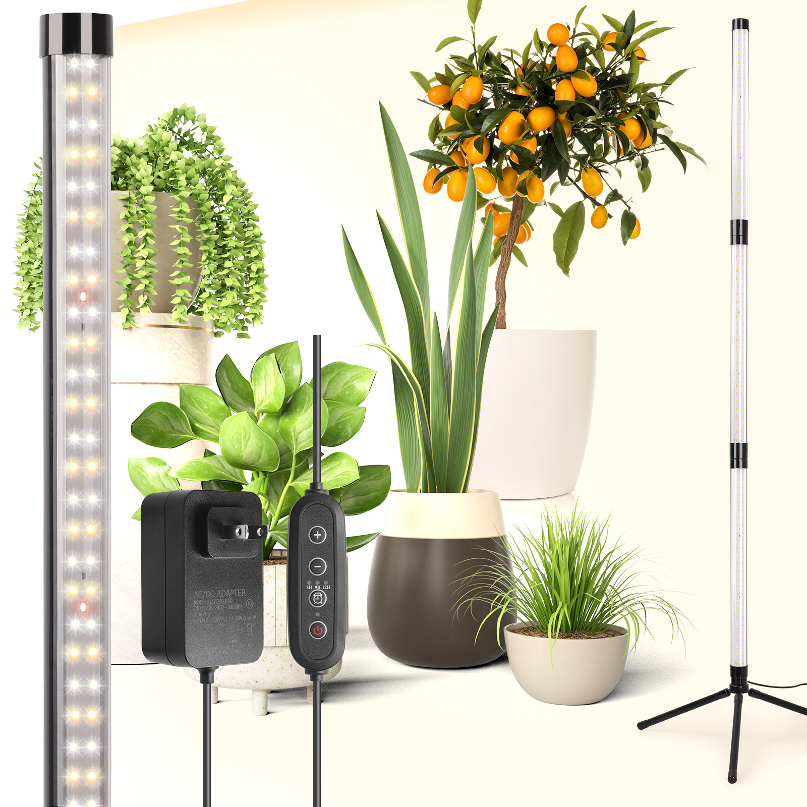 Picture of LED three-section detachable bracket full spectrum timing plant growth lamp aquarium landscaping nursery light