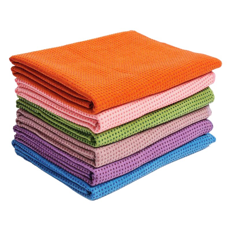 Factory direct supply yogatowel anti-slip sweat-absorbent towel sports yoga towel straight fitness yoga towel