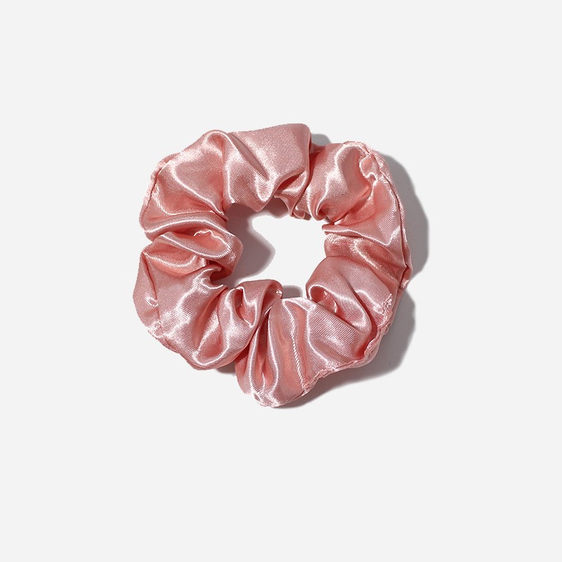 Picture of European and American Cross-Border Solid Color Large Intestine Hair Ring Foreign Trade Style Satin Head Flower Korean Style Headband Hair Accessories Head Rubber Band Wholesale