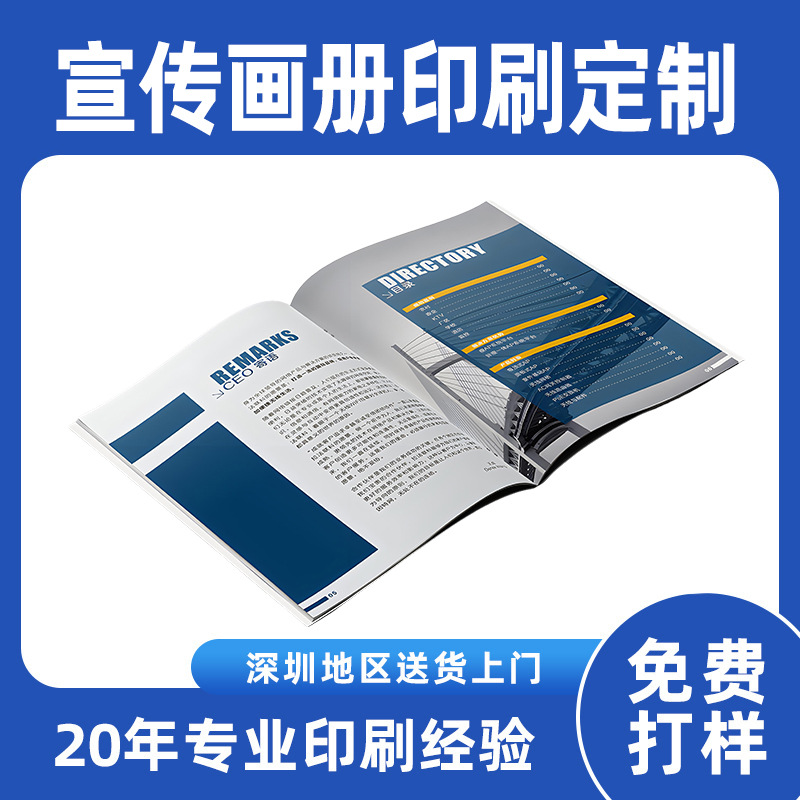Shenzhen Printing Factory Picture Album Promotional Cardboard Books Teaching Aids Books Printing and Printing Literary Travel Promotional Picture Album Customized