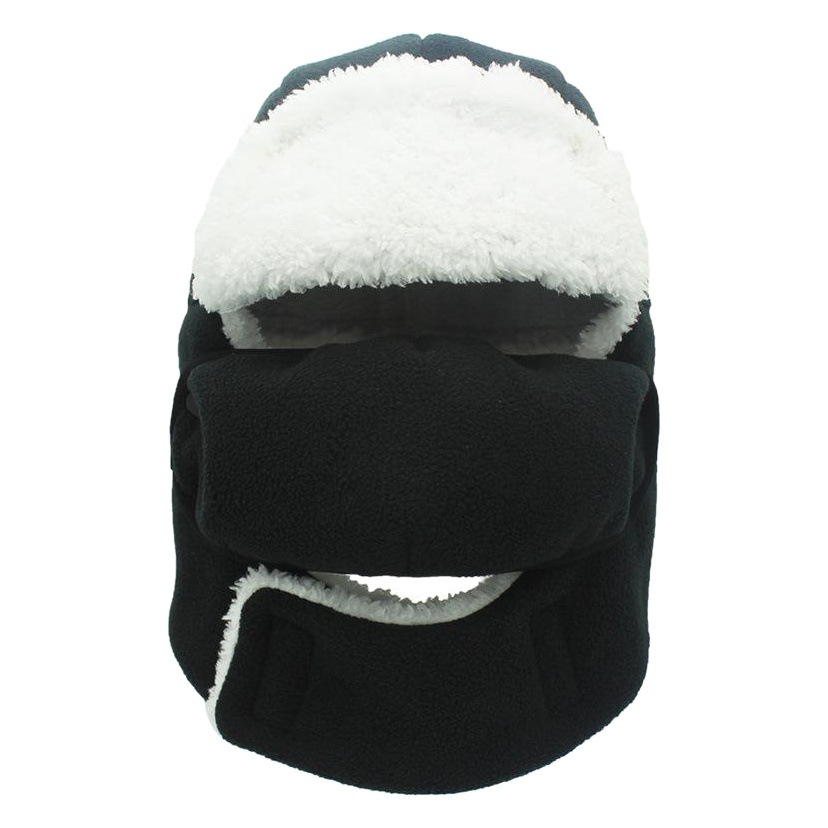 Children's Mask Fleece Lei Feng Hat Winter Cold-proof Warm Soft Lamb Fleece Ear Protection Hat Baby Flying Hat Cross-border