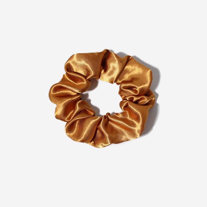 Picture of European and American Cross-Border Solid Color Large Intestine Hair Ring Foreign Trade Style Satin Head Flower Korean Style Headband Hair Accessories Head Rubber Band Wholesale