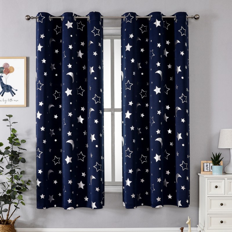 Picture of Source factory high precision full shading curtains cross-border Amazon curtains finished curtains provide Pictures