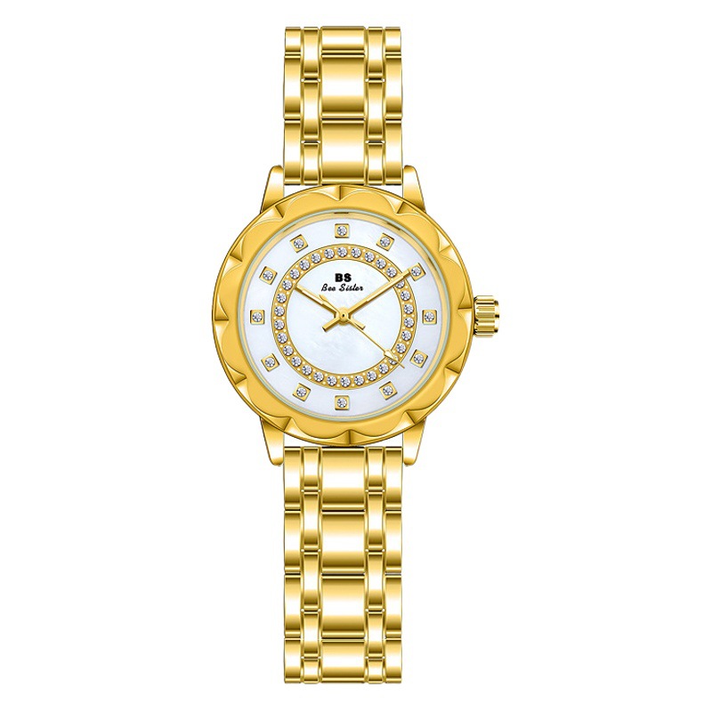 BS New HOT Watch Factory Direct Foreign trade chain watch flower fritillary full Diamond women's watch a generation FA1506
