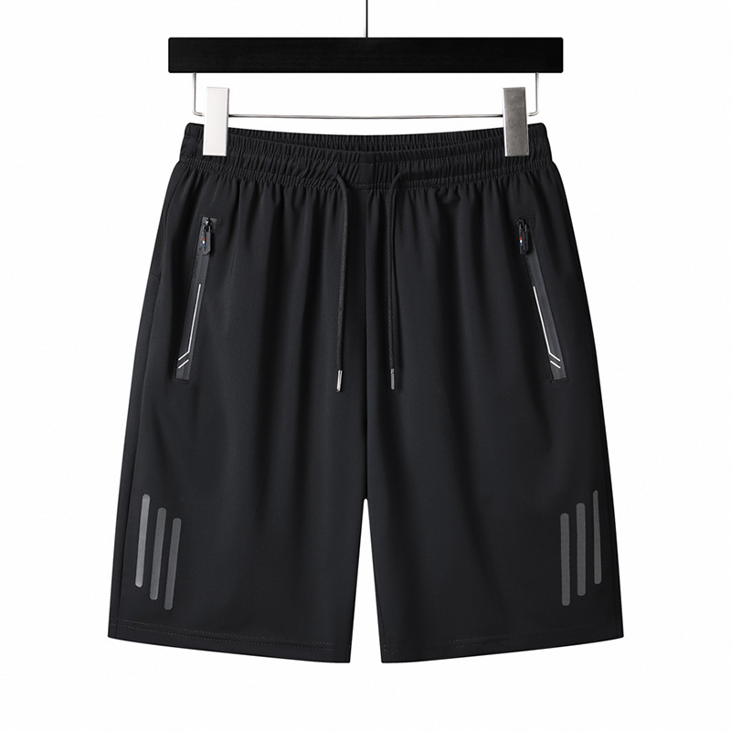 Picture of Shorts Men's Summer Sports Beach Pants Loose Casual Basketball Pants Breathable Ice Sense Quick-drying Five-point Ice Silk Pants