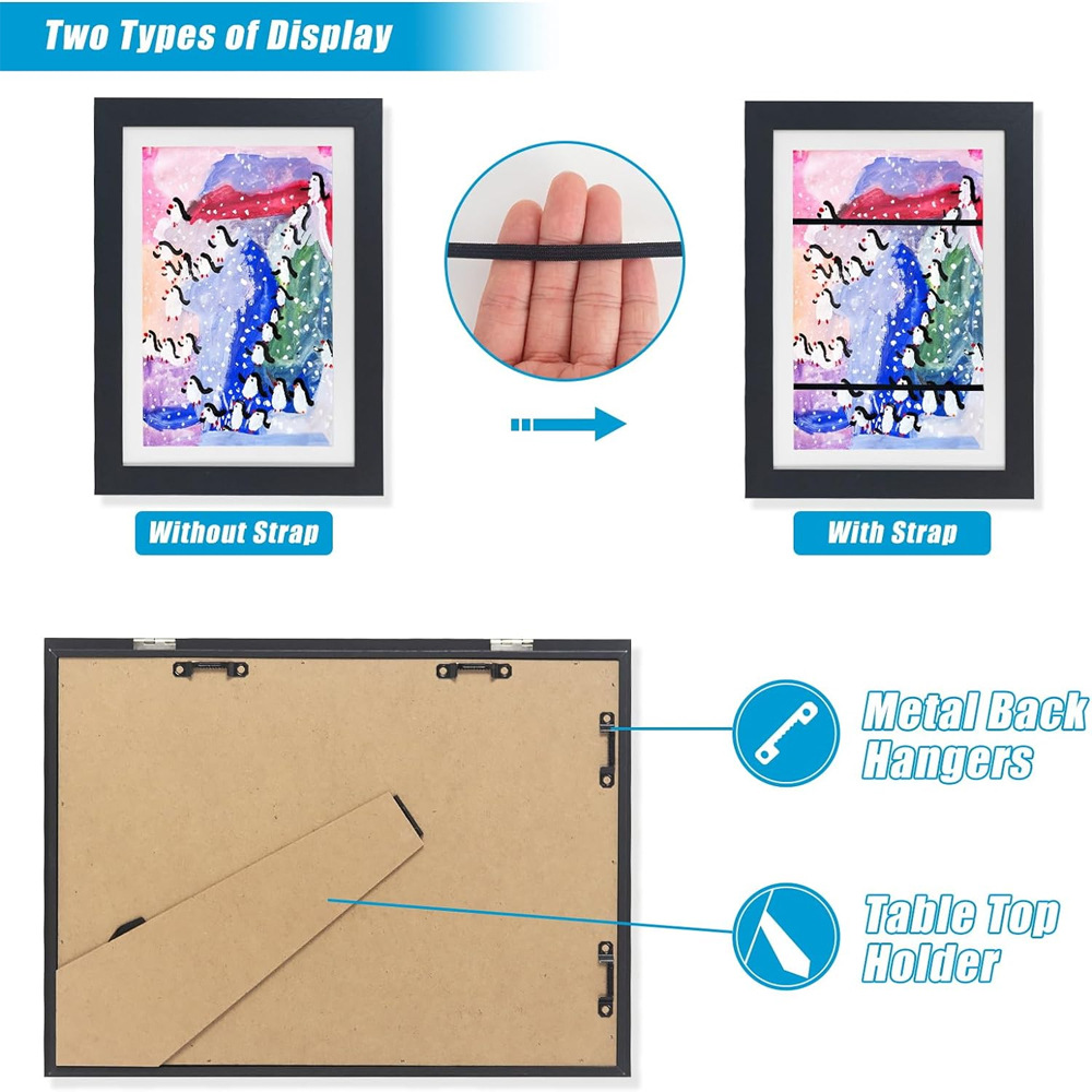 Picture of Flip Photo Frame Kids Art Frames Decorative Painting Oil Painting Amazon Kidsren's Art Photo Frame Wholesale