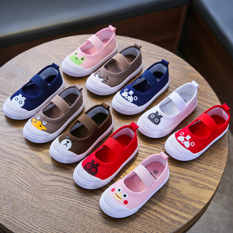 2024 Spring and Autumn Children's Shoes Baby Canvas Shoes Children's Casual Shoes Korean Style Fashion Boys and Girls Student Shoes Manufacturer Wholesale