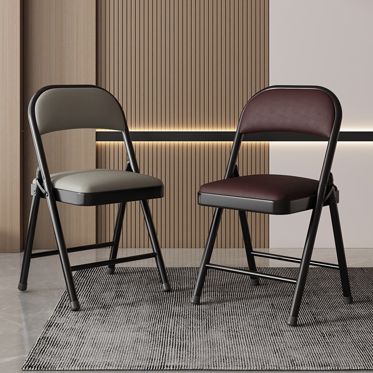 Folding Chair Backrest Recliner Home Portable Simple Stool Dormitory Student Computer Chair Office Training Chair Dining Chair