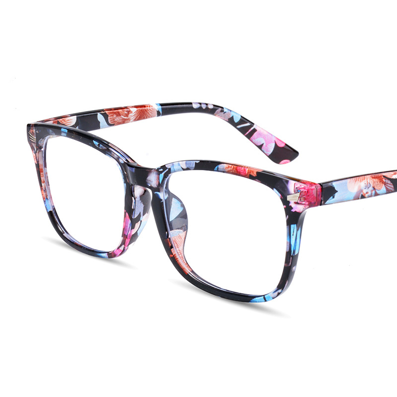 Picture of Jite 5010 Flat Simple Square Glasses Frame Full Frame Glasses Rivet Anti-Blue Light Glasses