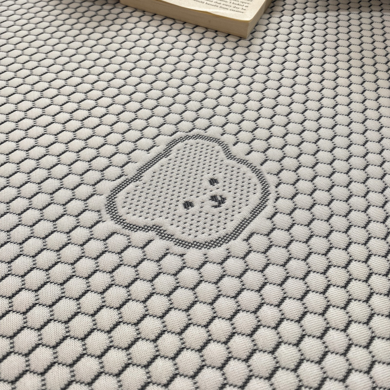 Picture of Cool Ice bean summer mat three-piece bed cover summer air conditioning soft mat student dormitory single mat machine washable