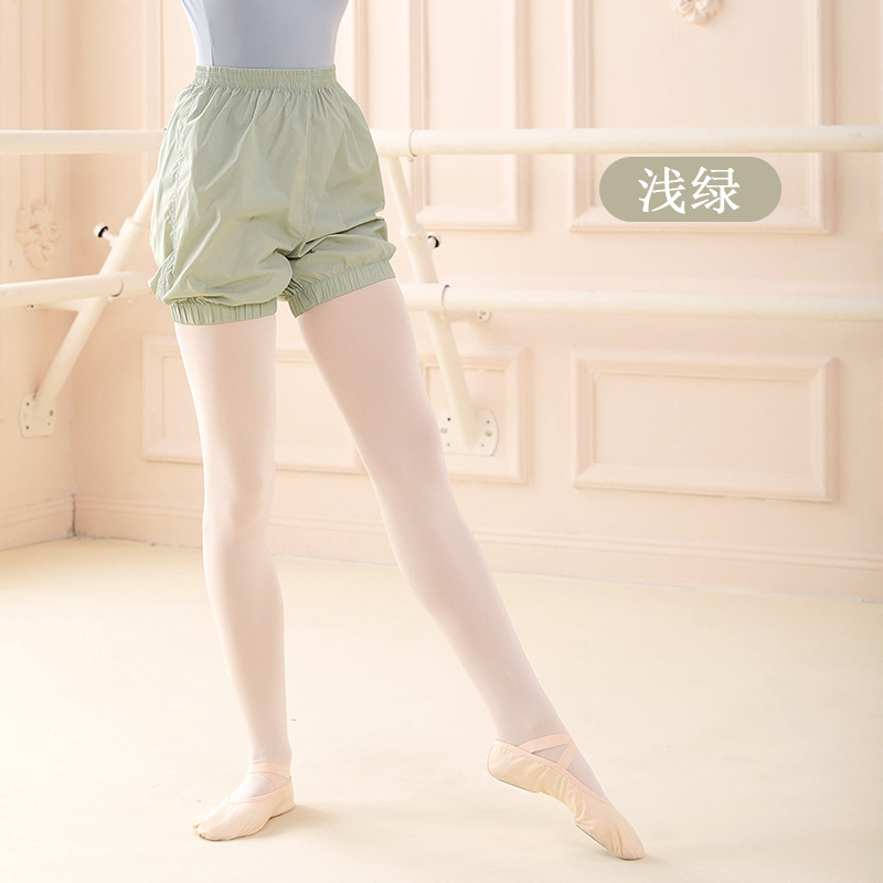 Picture of Spot Dance Pants Ballet Warm-up Pants Loose Practice Pants Soft Sauna Sweating Adult Women's Shoulder Clothes Shorts
