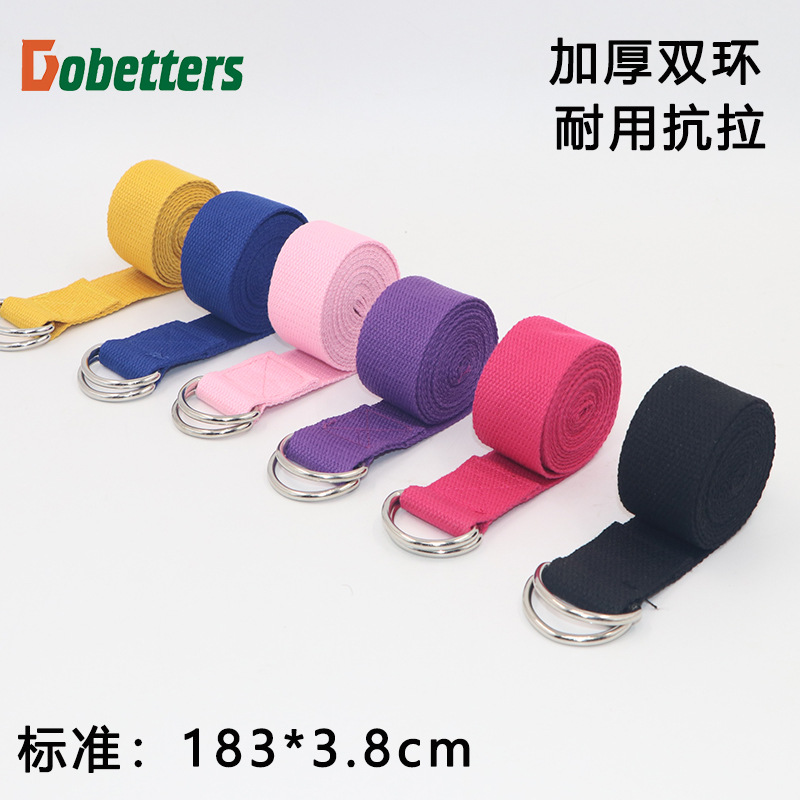Picture of Yoga Belt Stretch Belt Pure Cotton Yoga Tension Belt Yoga Stretch Belt Stretch Belt Yoga Rope Stretch Yoga Rope