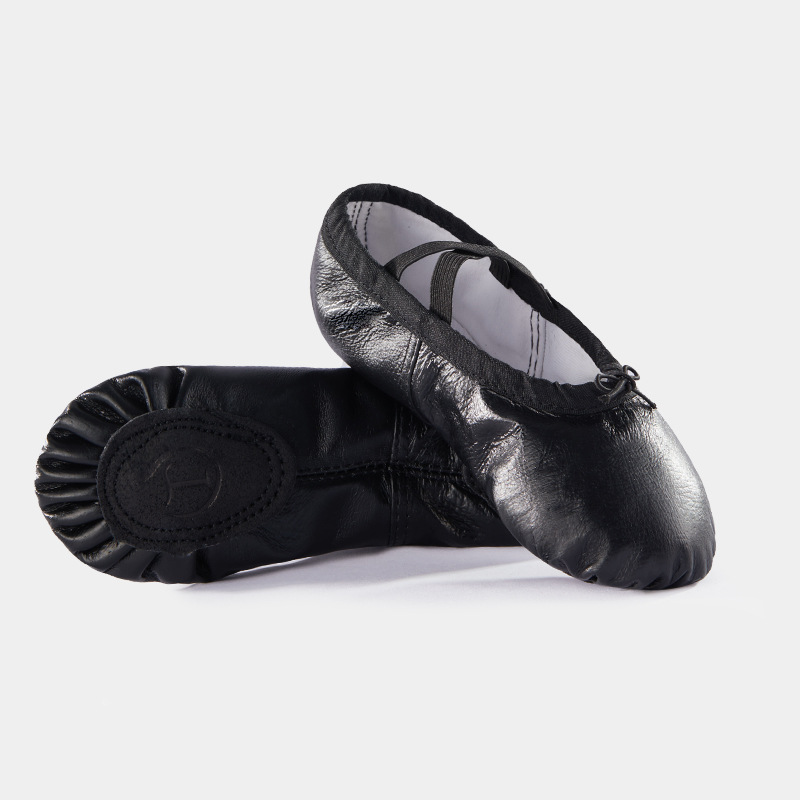 Picture of Children's Pigskin Dance Shoes Men and Women Belly Dance Yoga Body Practice Shoes Adult Dance Shoes Soft Sole Ballet Shoes