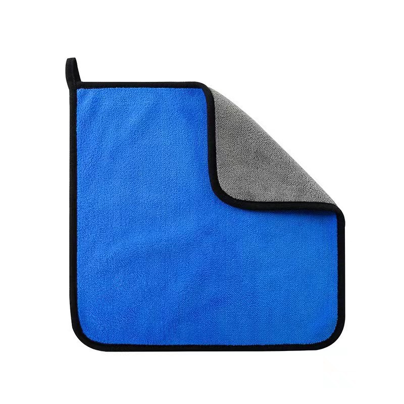 Picture of Car Wash Towel, Car Wipe Towel, Double-Sided Coral Velvet Cleaning Towel, Thickeneded Soft Absorbent Car Rag, Logo Can Be Added