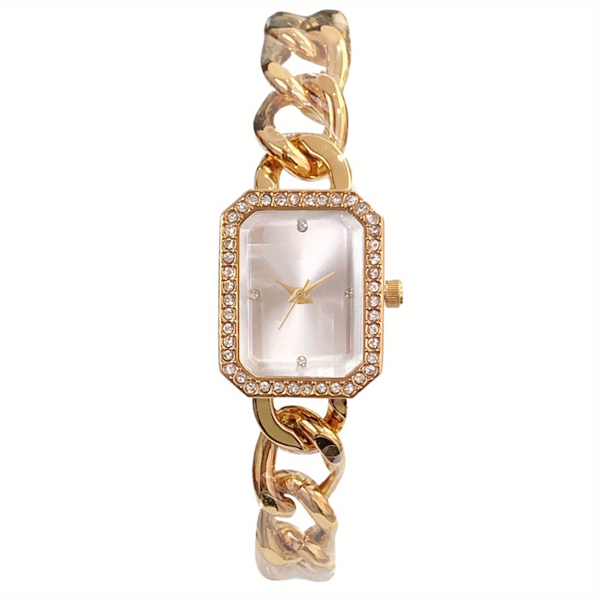 Picture of Live with Goods Hot Selling Chain Decorative Women's Bracelet Watch Distinctive Square Small Dial All-match Chanel Style Women's Watch