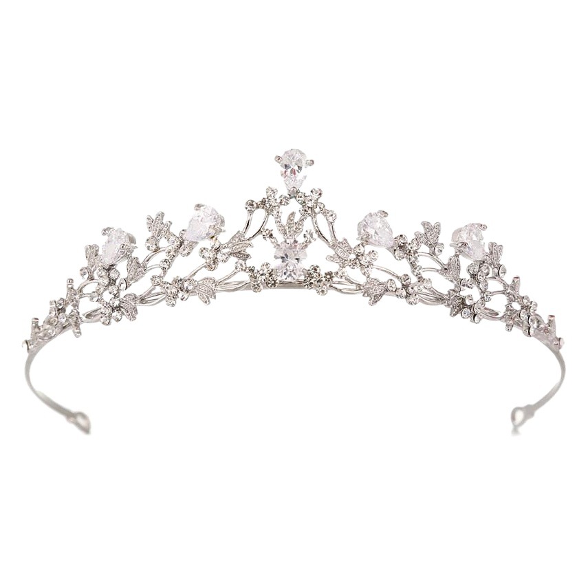 Europe and the United States new high-end bride zircon crown bride crown rhinestone princess crown wedding dress accessories