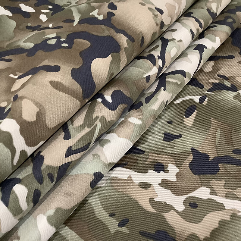 Kundi camouflage cloth tablecloth 21 ink pattern winter camouflage cloth decorative tablecloth curtain chair cover spot wholesale
