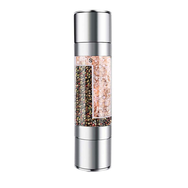 Picture of Pepper Coarse salt grinder stainless steel restaurant pepper grinder double-headed household manual black pepper grinder