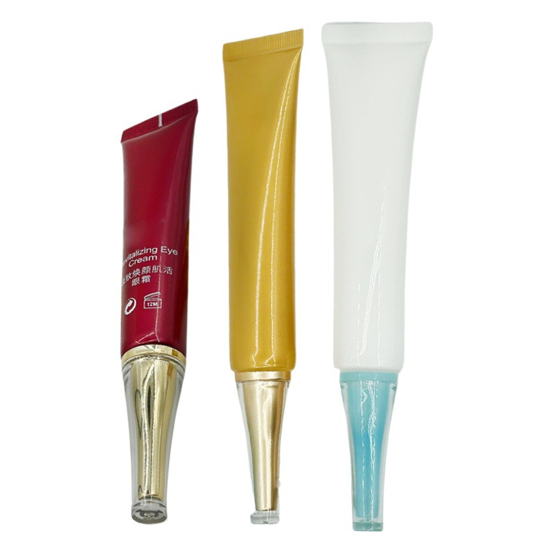 Acne cream ointment hose 20g eye cream hose horn cover pointed mouth cosmetic hose packaging PE plastic