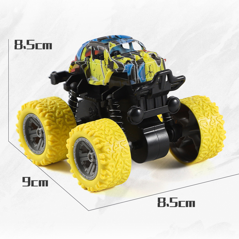 Picture of Off-road inertia pull-back four-wheel drive model boy stunt children's toy car crash car manufacturers wholesale