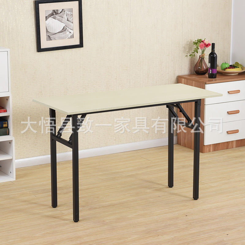 Picture of Folding Table Simple and Convenient Study Desk Office Computer Training Catering Commercial Table Stall Rectangular Table