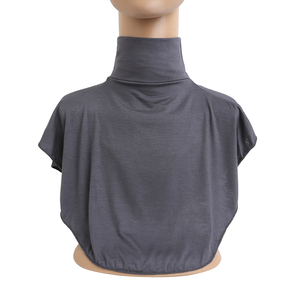 Picture of mercerized cotton collar set arabian ladies collar high collar set neck in stock wholesale H010