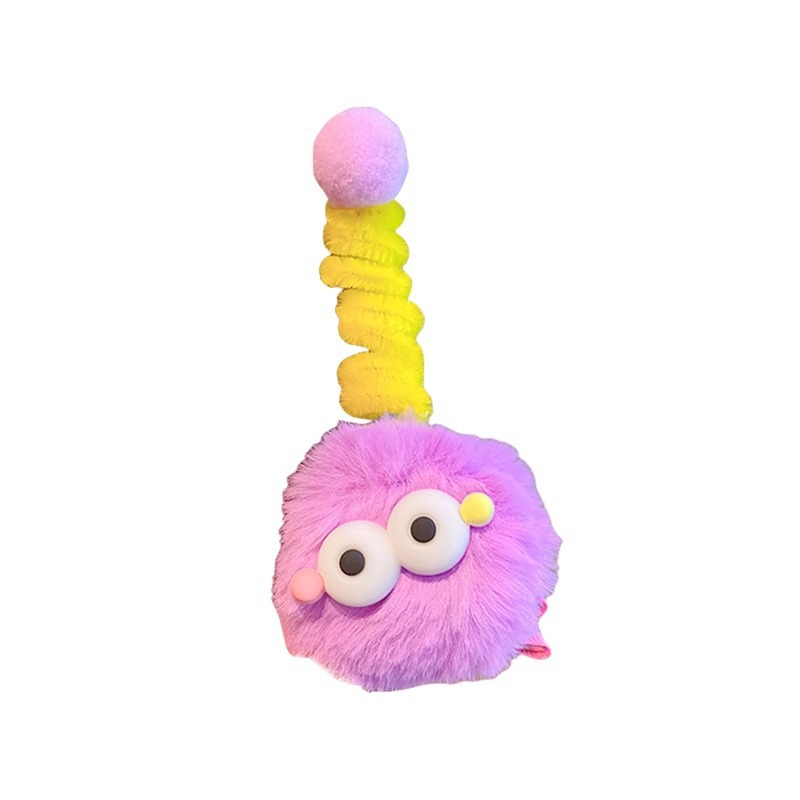 Picture of Children's Cute Funny Ugly Cute Doll Hairpin Little Girl's New Top Clip Girl's Back of Head Plate Hairpin Headwear