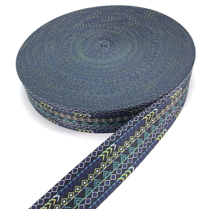 38mm thermal transfer ribbon blue yellow 5CM thermal transfer ribbon blue yellow green style national style