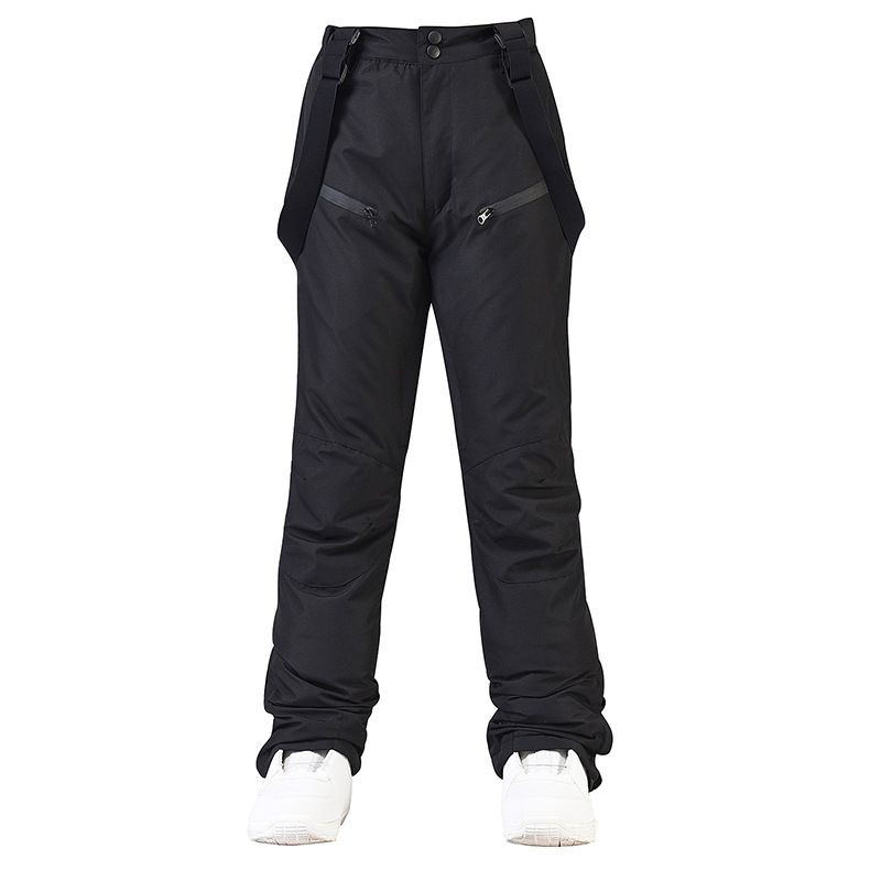 Picture of New Ski Pants Men's and Women's Strap Ski Pants Winter Windproof Waterproof Warm Thickened Snowboard Double Ski Pants