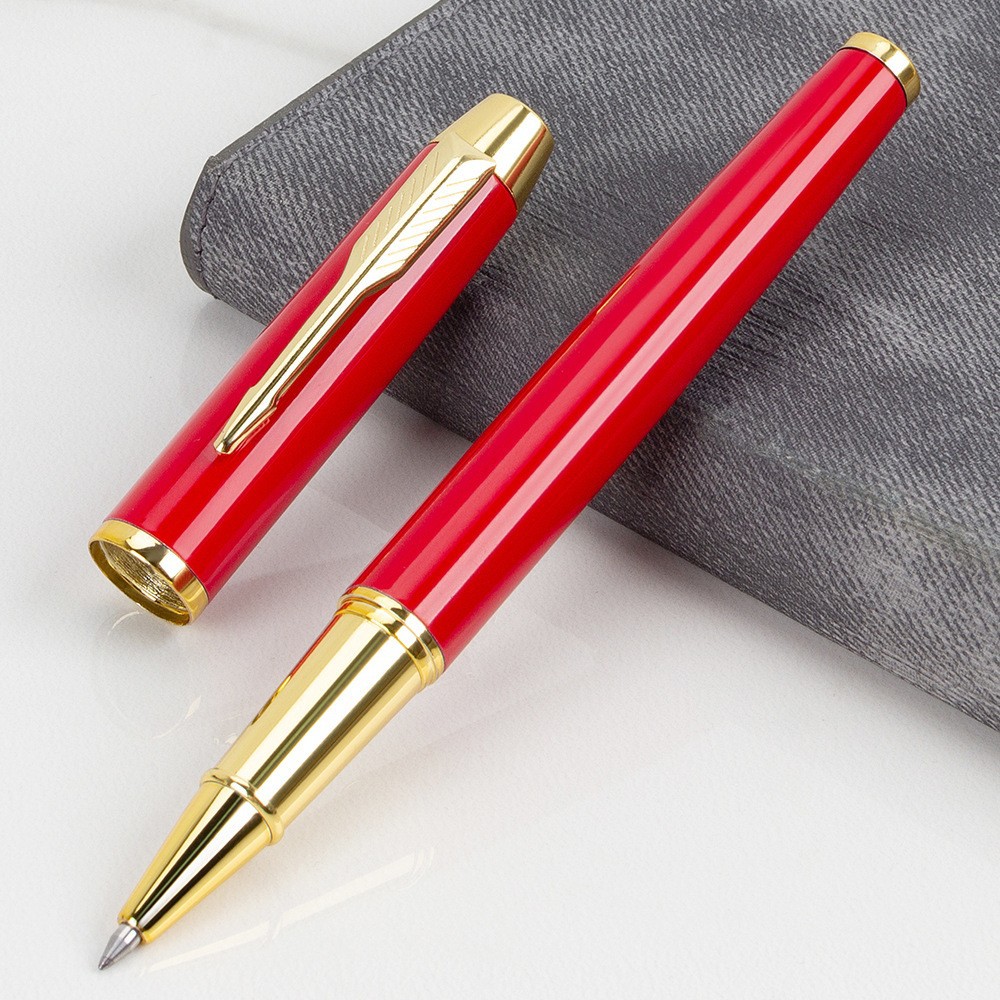Picture of Wholesale Metal Signature Pen Gel Pen Printable LOGO Creative Business Black Pen Gift Ball Pen