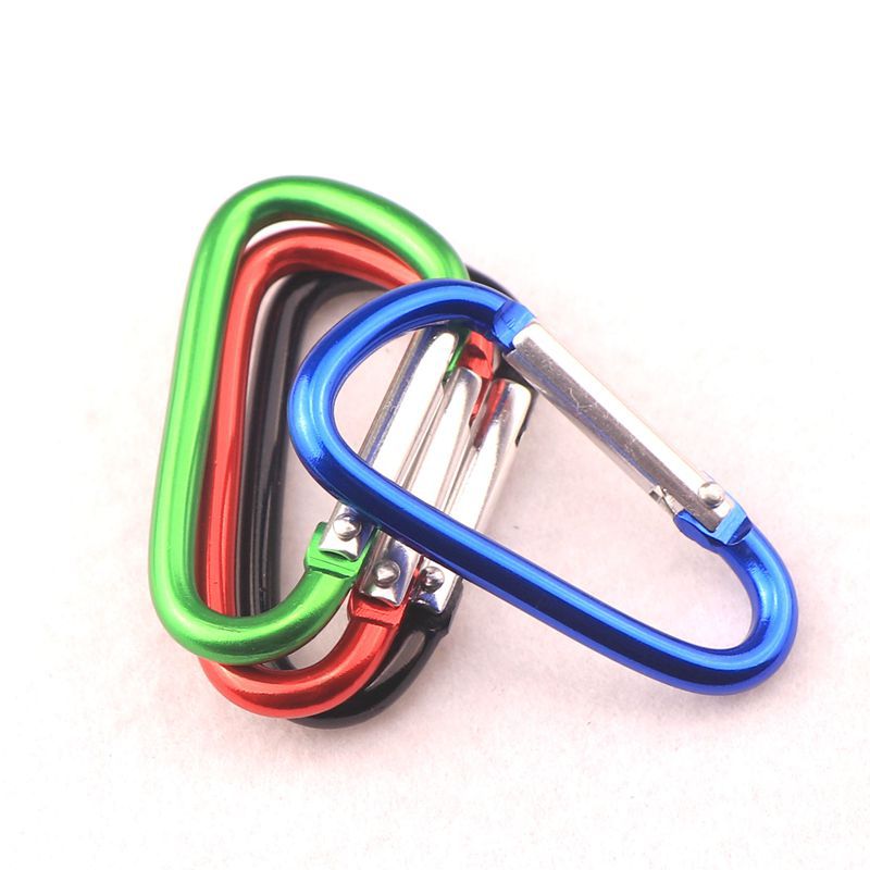 Picture of Manufacturer Wholesale No. 5 D-Shaped 4.0 Line Thick Aluminum Alloy Carabiner Outdoor Camping Style Backpack Headphone Equipment Hanging Buckle
