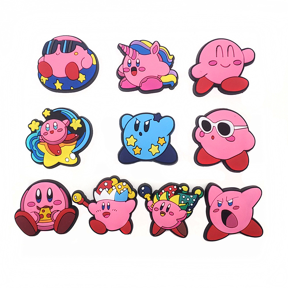 10 suit Cartoon Cute Star Kabi Cave Shoes Shoes Flower Decorative Buckle Personality DIY Garden Shoe Buckle Accessories
