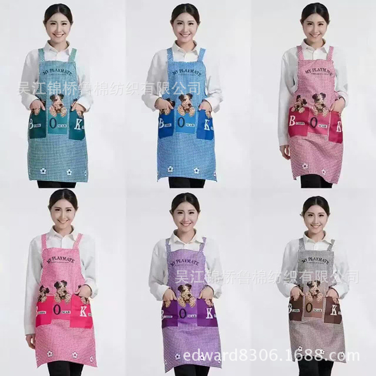 Special offer for apron luggage fabric: polyester taffeta Oxford cloth printed PVC waterproof electrostatic peach velvet sanding cloth