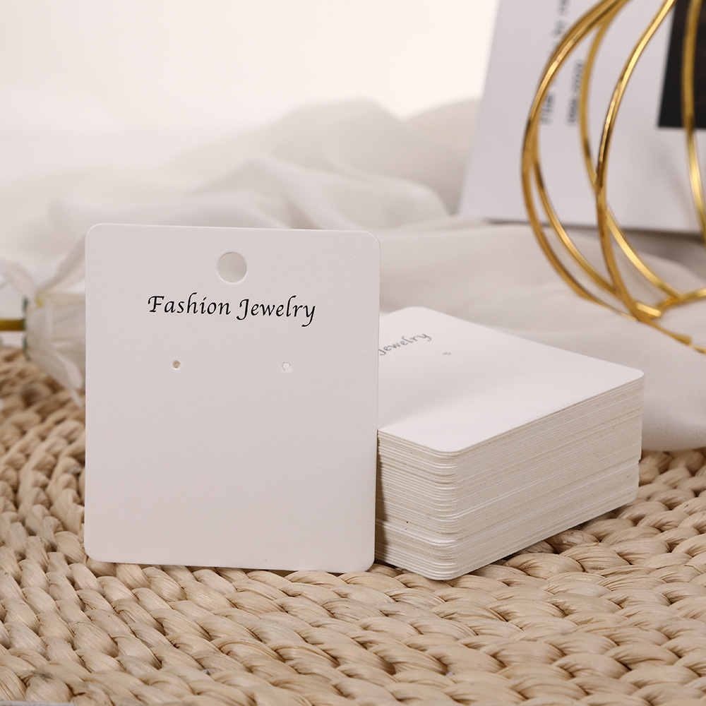 Popular PVC Jewelry Earrings Cardboard Earrings Card Printing Jewelry Card Jewelry Earrings Packaging Card in stock Wholesale