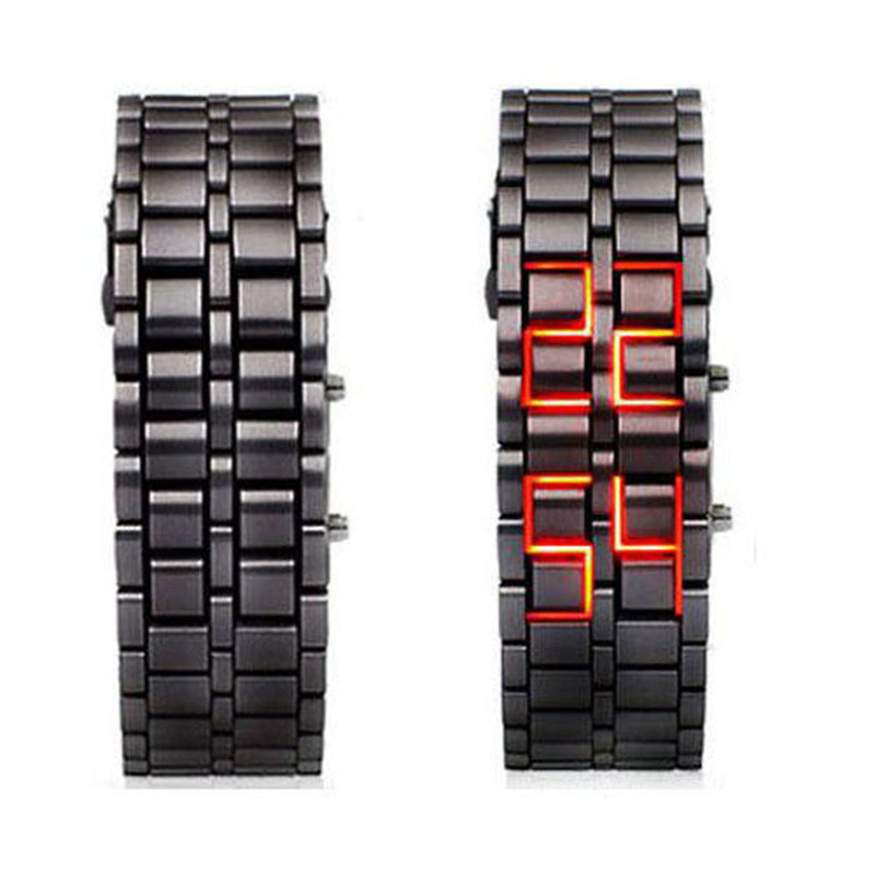 Picture of European and American Personalized Creative Lava Led Waterproof Trendy Men's Watch Men's Bracelet Couple Retro Men's Watch Spot Wholesale