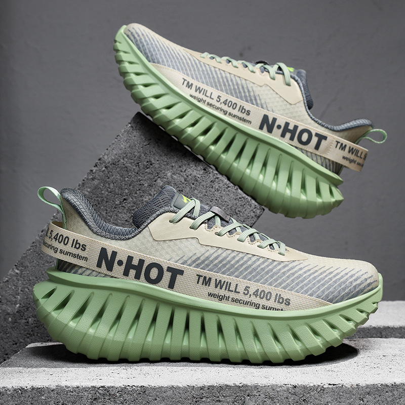 Lightweight low-top platform breathable low-top outdoor cross-country hiking shoes for men and women cushioned mountaineering sports dad shoes