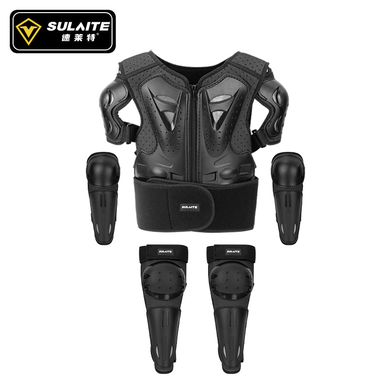 Children's Armor Clothing Balance Car Pulley Anti-fall Waist Vest Bicycle Riding Chest Leg Protection Armor suit